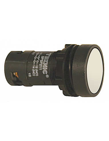 Altech 3PSFPP110 Bouton-poussoir, économique 22 mm, principal - Paquet de 90