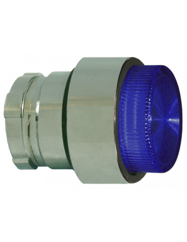 Altech 2ALP6LB-230 Bouton-poussoir 22 mm, éclairé - Lot de 9