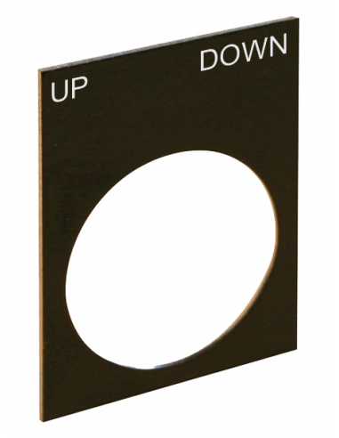 Altech 2LP29 Plaque signalétique Legend, 22 mm, - Lot de 2000