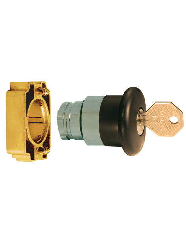 Altech 2AMLKB2 Bouton-poussoir, 22 mm, - Lot de 20