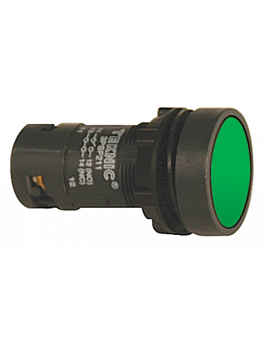 Altech 3PSPP320 Bouton poussoir, économique 22 mm, principal - Paquet de 50