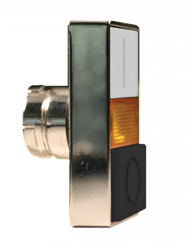 Altech 2ATL5LB Bouton poussoir F2F1-IO-012 Oper. 22 mm, Ill. - Lot de 9