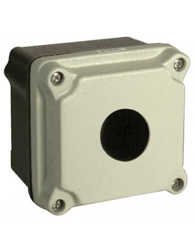 Altech 7011A13 PDC-E-AL Boîtier, 30 mm, 1 bouton-poussoir, M20 - Lot de 4