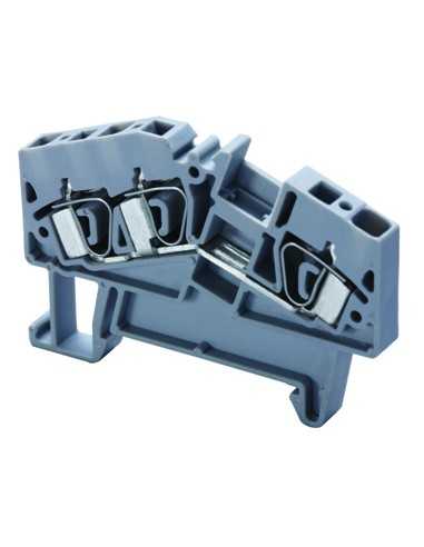 Bornier DIN Altech AS4/3/R, à ressort, 3 raccords - Paquet de 50