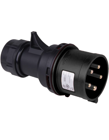 Fiche mâle Altech S51S70A, 20A, 347/600V - Lot de 4