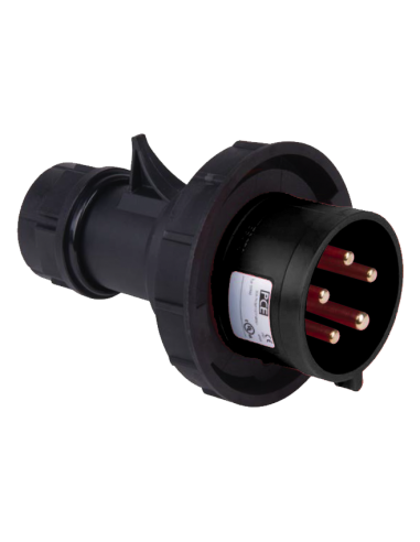 Fiche mâle Altech S52S75A à broches et douilles, 30 A, 347/600 V - Paquet de 4