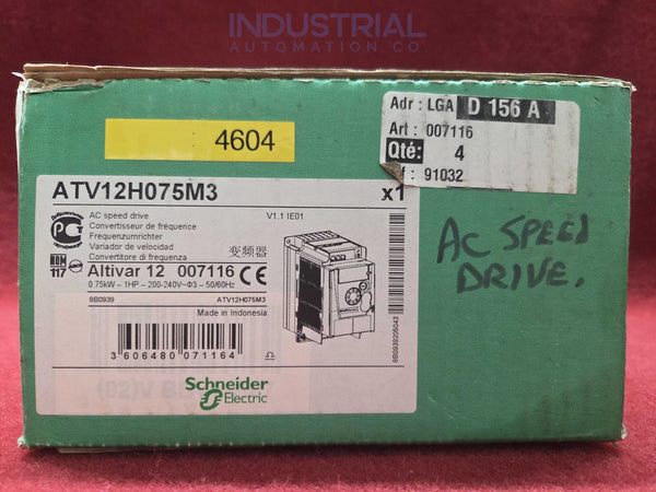 Schneider Electric ATV12H075M3 New Surplus