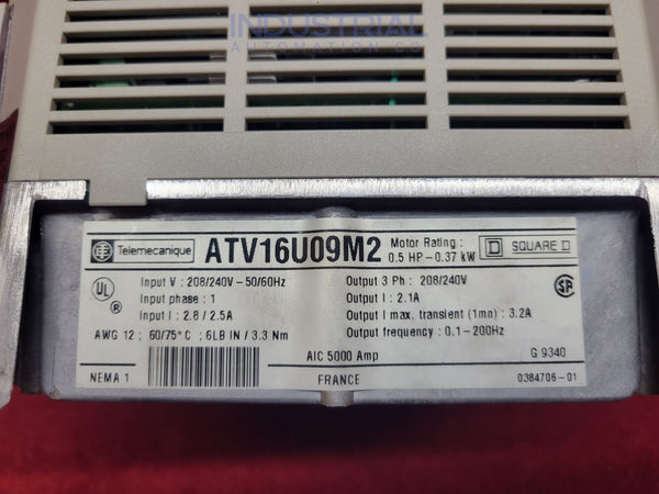 Schneider Electric Atv-16U09-M2