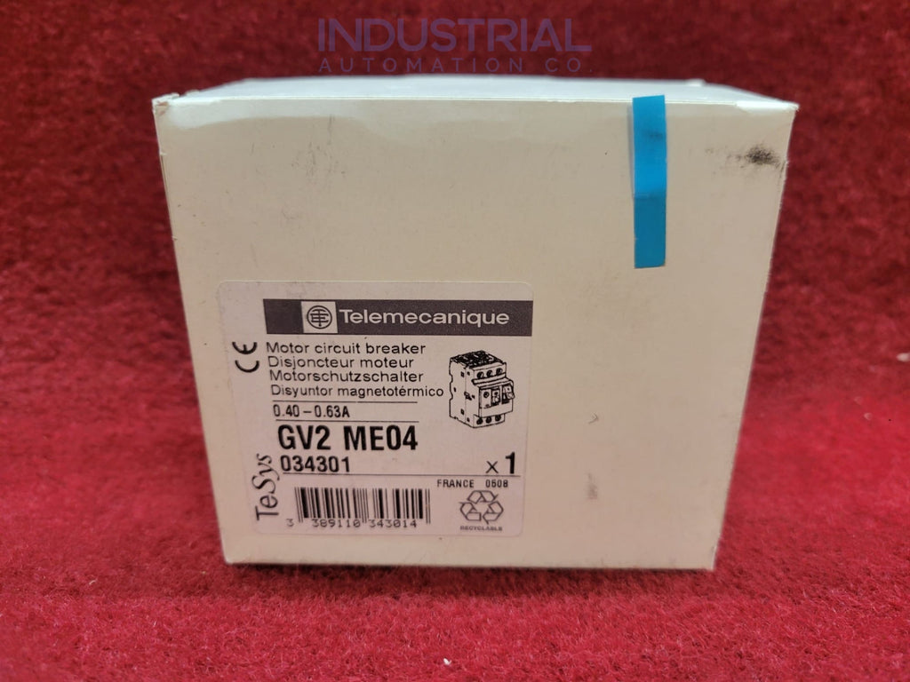 Schneider Electric GV2ME04 New