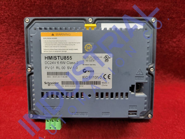 Schneider Electric HMISTU855 IAC Certified Refurbished
