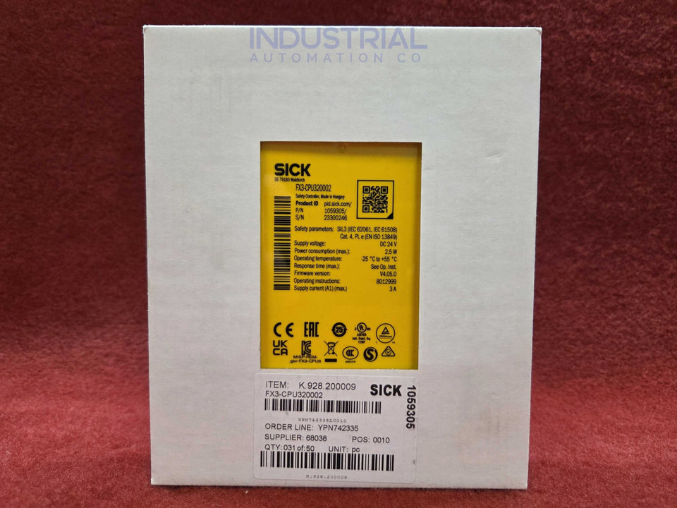 SICK FX3-CPU320002 New