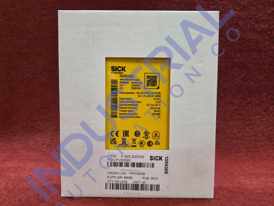 SICK FX3-CPU320002 New