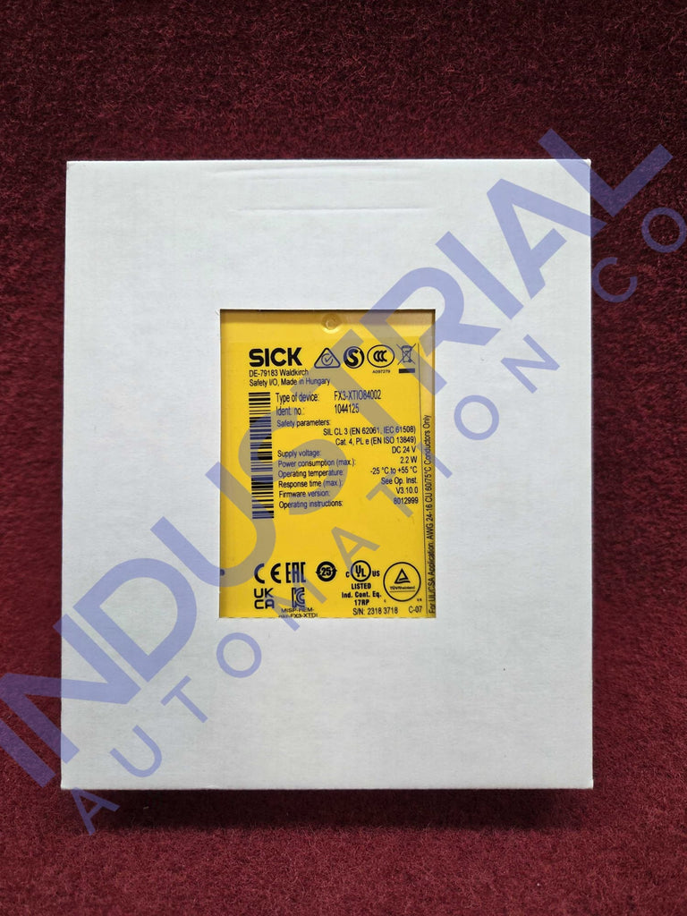 SICK FX3-XTIO84002 New