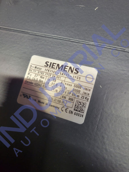 Siemens 1Fk7101-5Af71-1Fg5