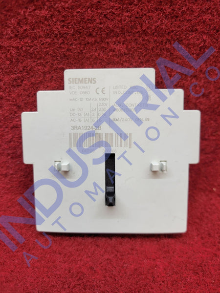 Siemens 3RA1924-2B IAC Certified Refurbished Industrial Automation