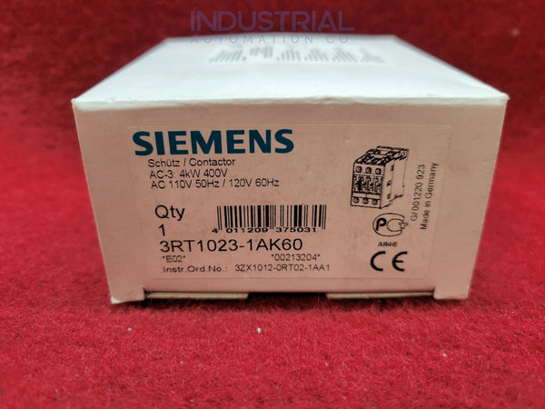 Siemens 3RT1023-1AK60 New