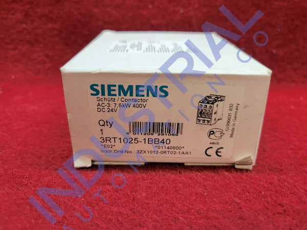 Siemens 3RT1025-1BB40 New
