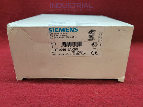 Siemens 3RT1046-1AK60 New