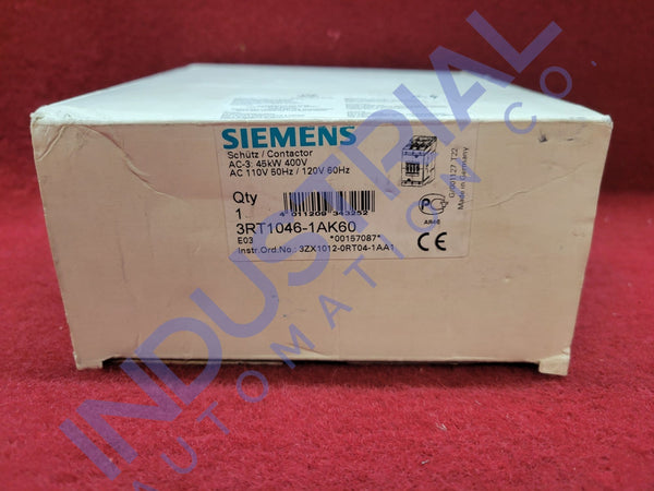 Siemens 3RT1046-1AK60 New