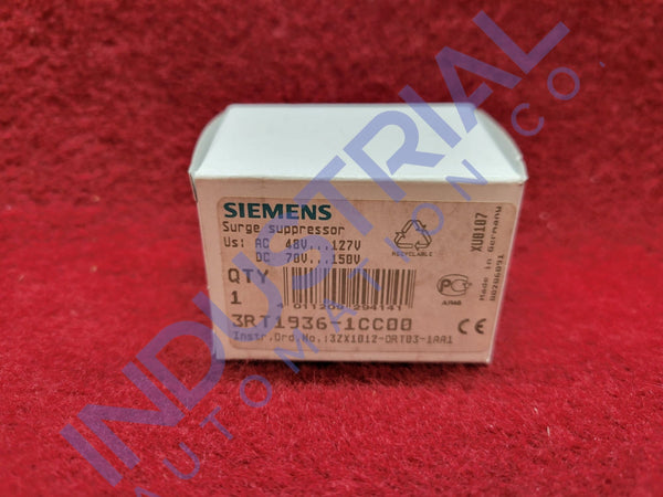 Siemens 3RT1936-1CC00 New Industrial Automation