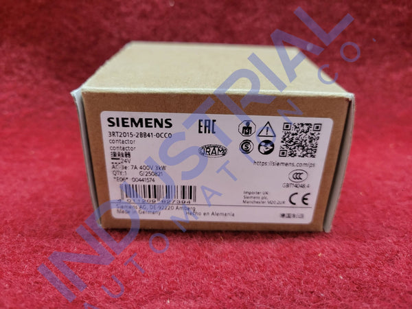 Siemens 3RT2015-2BB41-0CC0 New