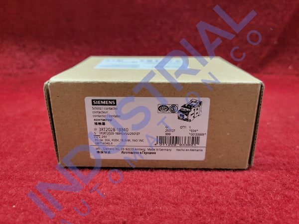 Siemens 3RT2028-1BB40 New