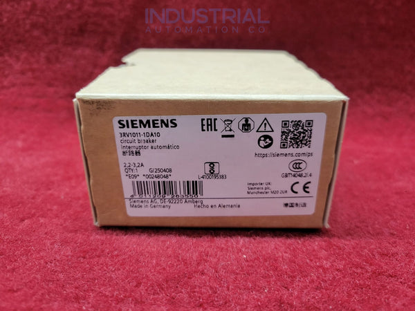 Siemens 3RV1011 1DA10 New