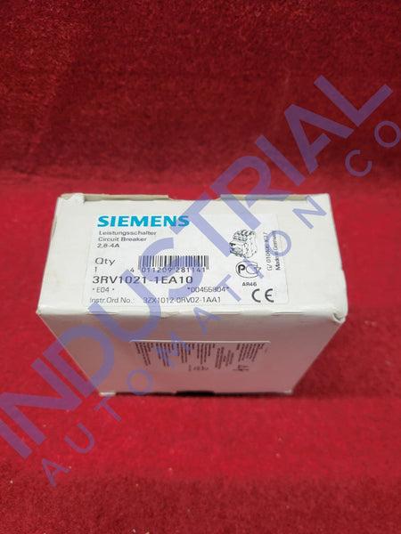 Siemens 3RV1021-1EA10 Industrial Automation