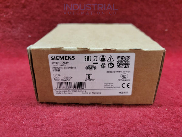 Siemens 3RV2011-1AA20 New