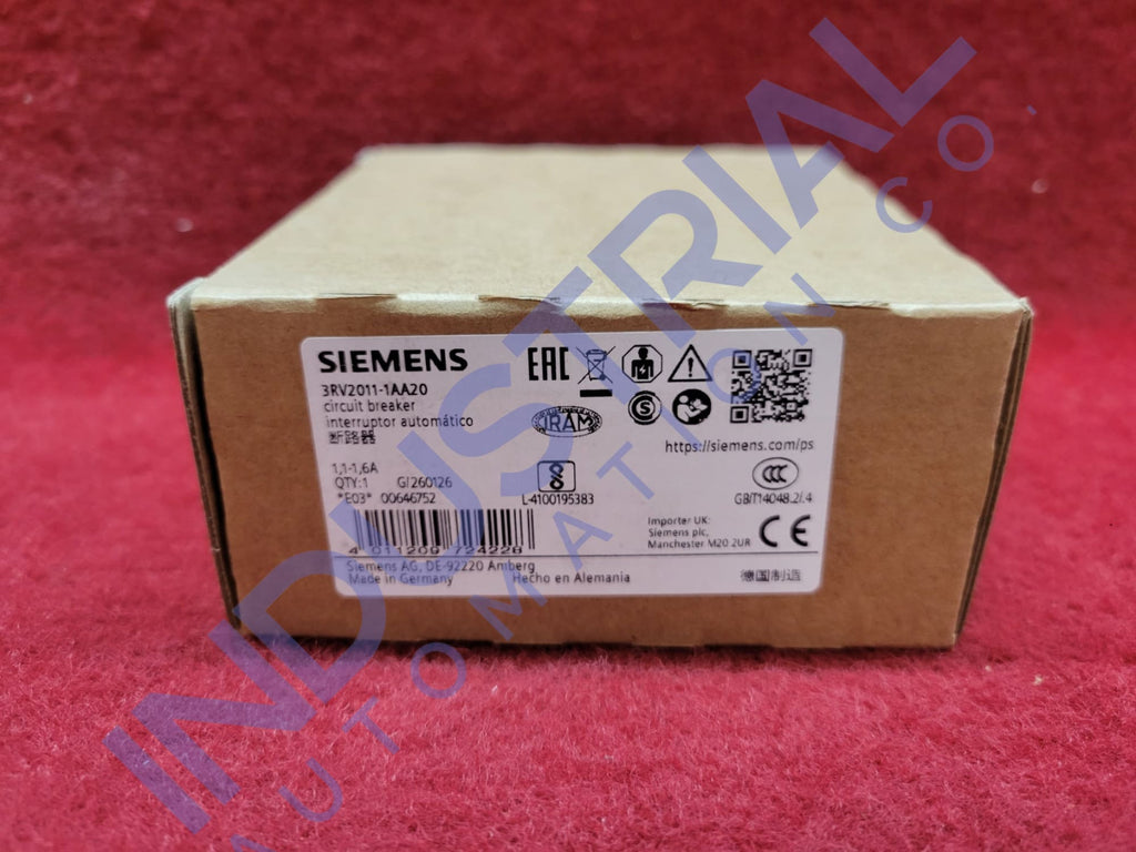 Siemens 3RV2011-1AA20 New