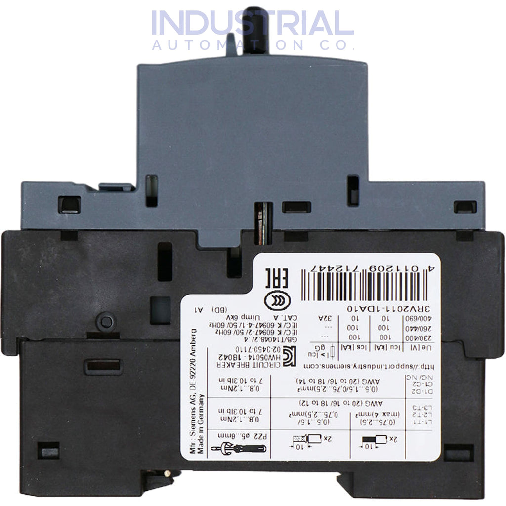 Siemens 3RV2011-1DA10 New