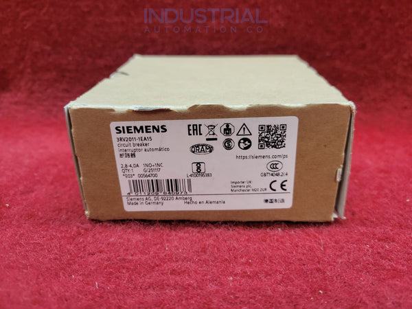 Siemens 3RV2011-1EA15 New
