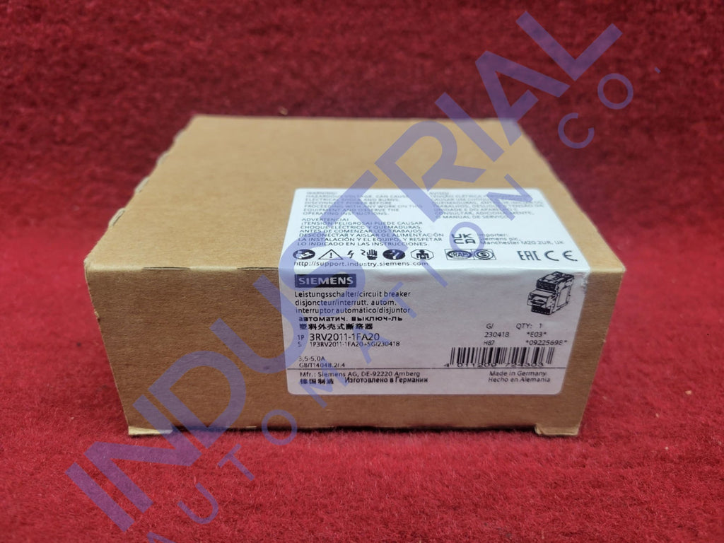 Siemens 3Rv2011-1Fa20