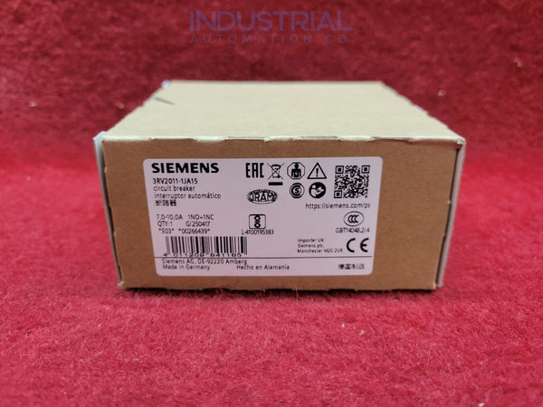 Siemens 3RV2011-1JA15 New