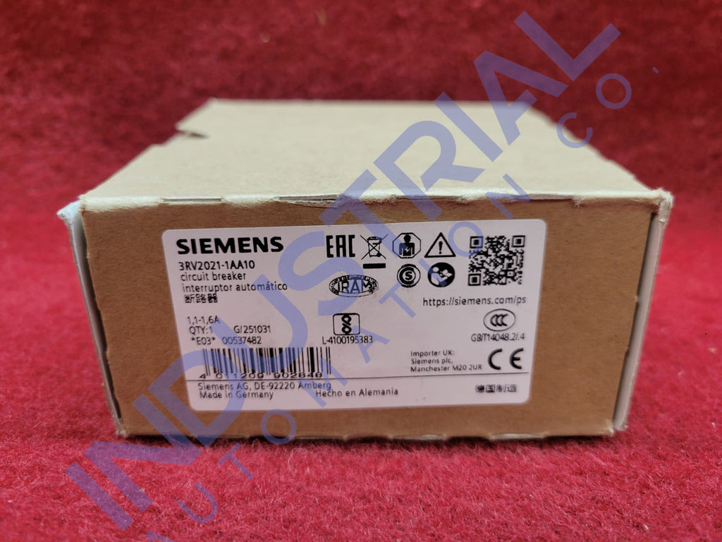 Siemens 3RV2021-1AA10 New