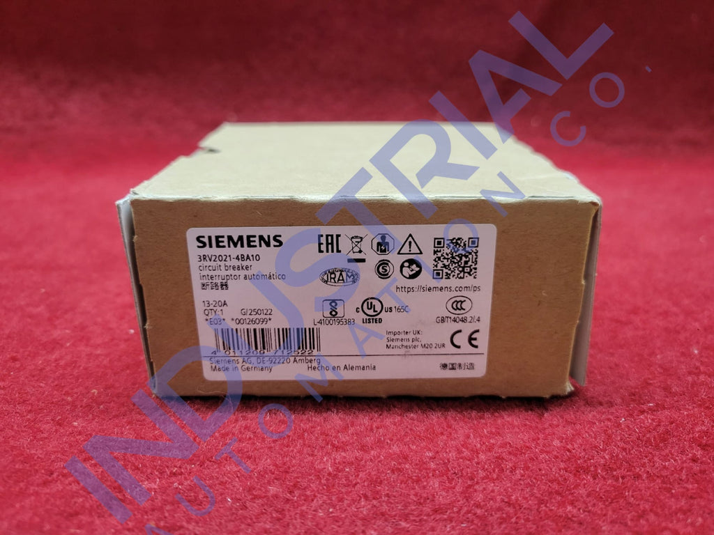 Siemens 3RV2021-4BA10 New