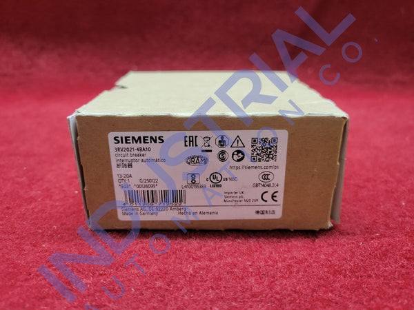 Siemens 3RV2021-4BA10 New