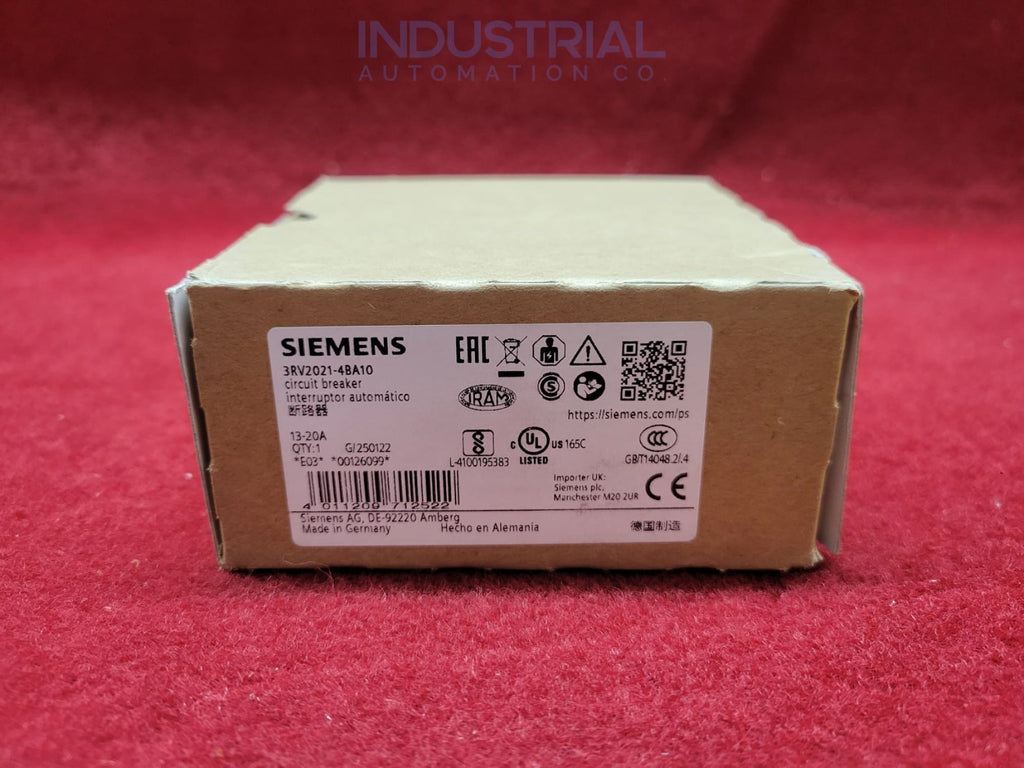 Siemens 3RV2021-4BA10 New