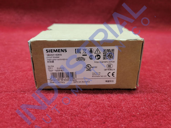 Siemens 3RV2021-4DA10 New