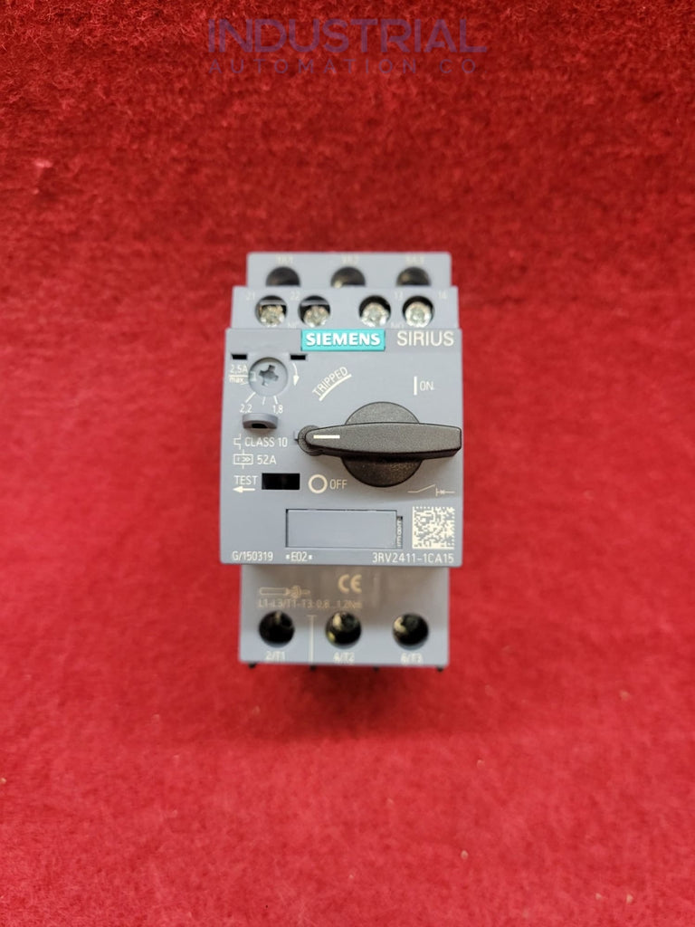 Siemens 3RV2411-1CA15 IAC Certified Refurbished