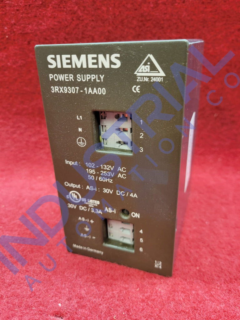 Siemens 3RX9307-1AA00 IAC Certified Refurbished
