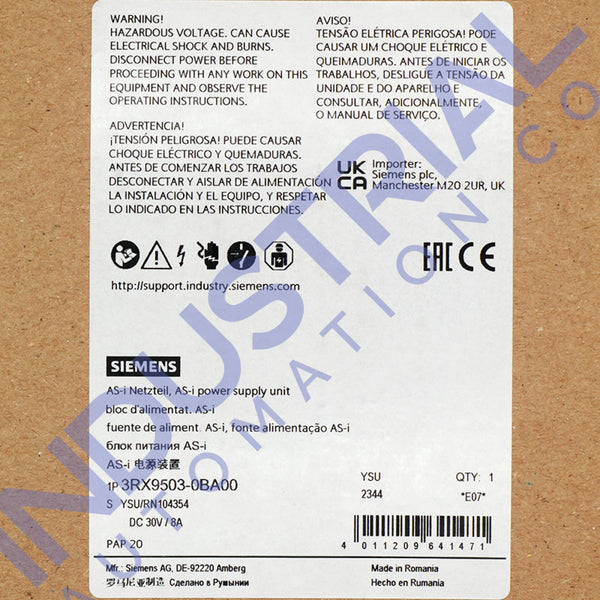 Siemens 3RX9503-0BA00 IAC Certified Refurbished