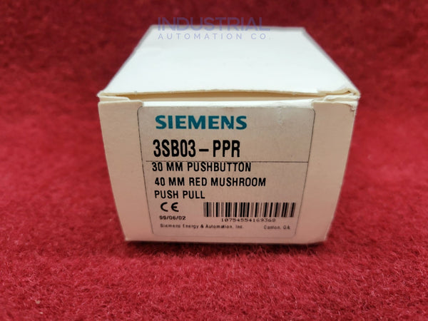 Siemens 3SB03-PPR New