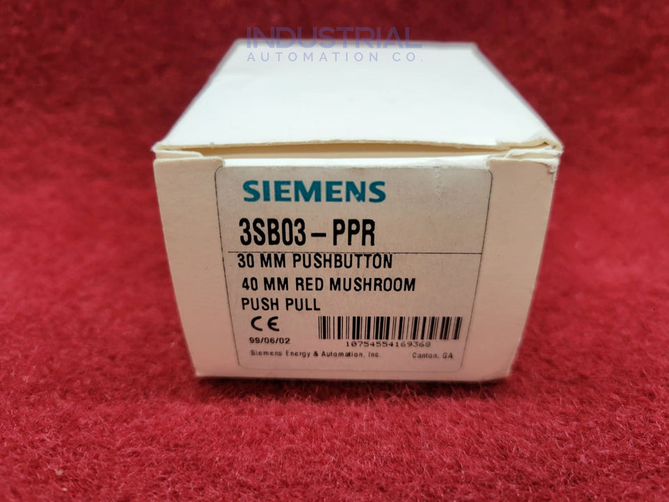 Siemens 3SB03-PPR New