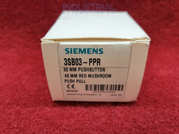 Siemens 3SB03-PPR New