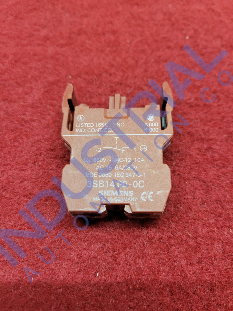 Siemens 3SB1400-0B New Open Box