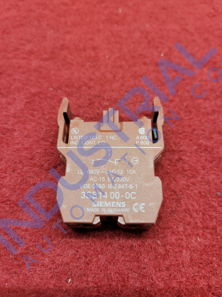Siemens 3SB1400-0C Industrial Automation