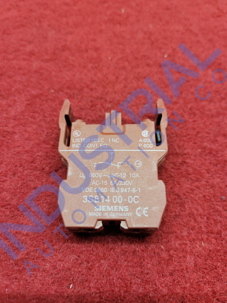 Siemens 3SB1400-0C Industrial Automation