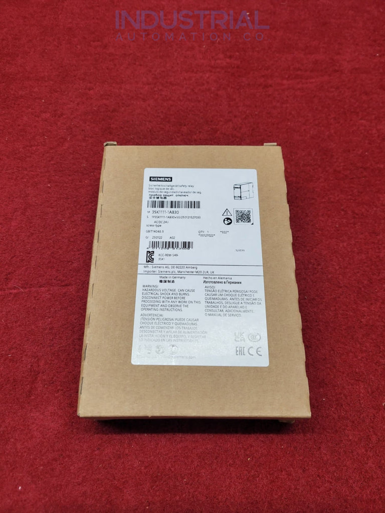 Siemens 3SK1111-1AB30 New