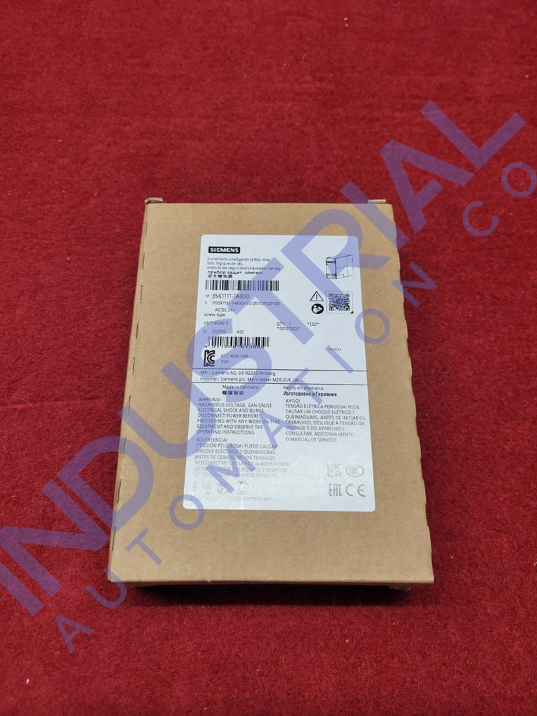 Siemens 3SK1111-1AB30 New